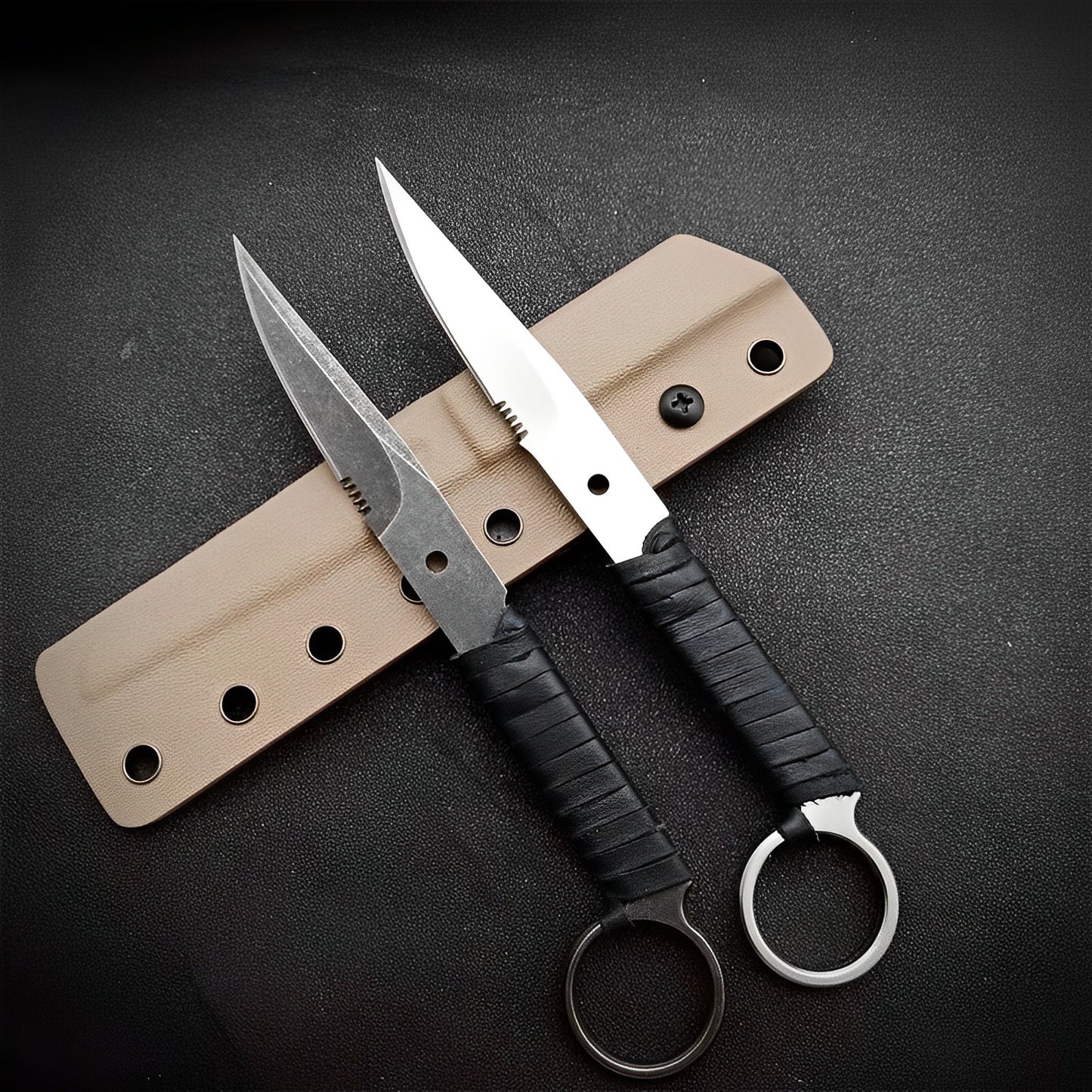 Onyx Straightblade Knife | Rugged Tool for Survival and Tactical Use
