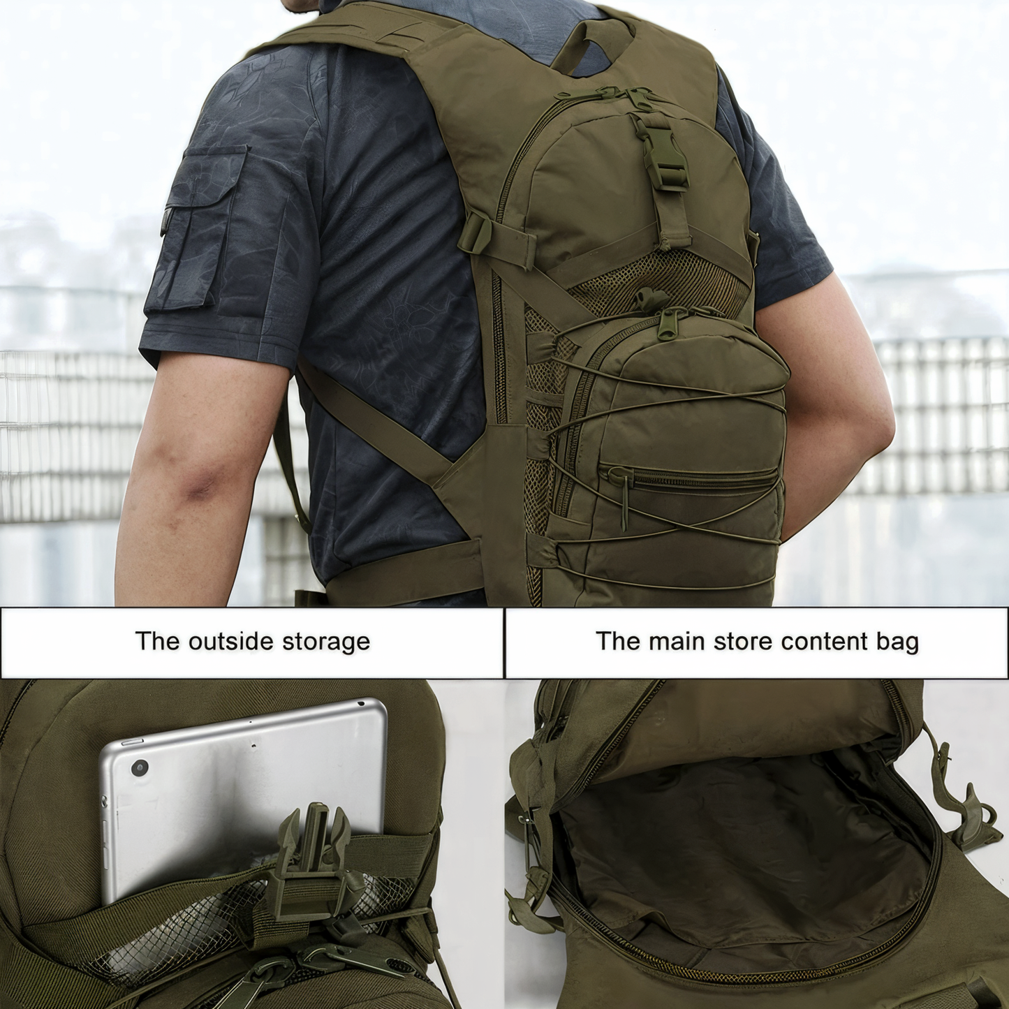 Small Molle Military Backpack | Durable and Compact Gear Storage
