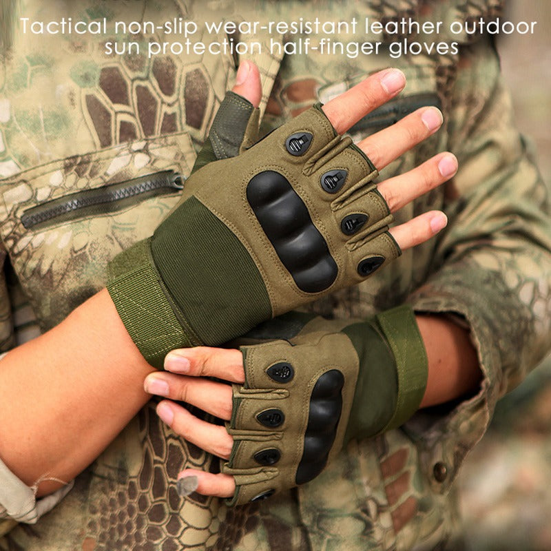Fingerless Tactical Gloves | Outdoor Comfort and Grip