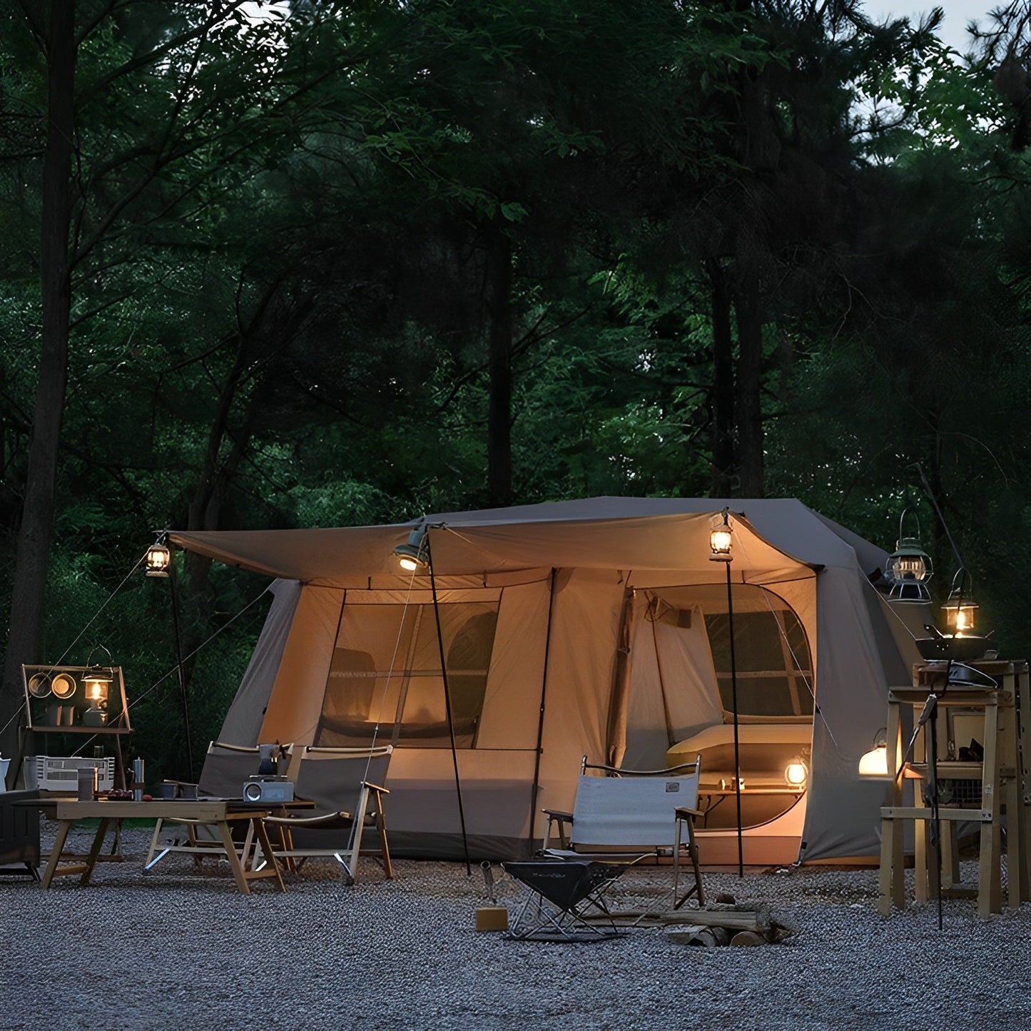 GrandEscape 13m² Tent | Spacious Shelter for Outdoor Adventures
