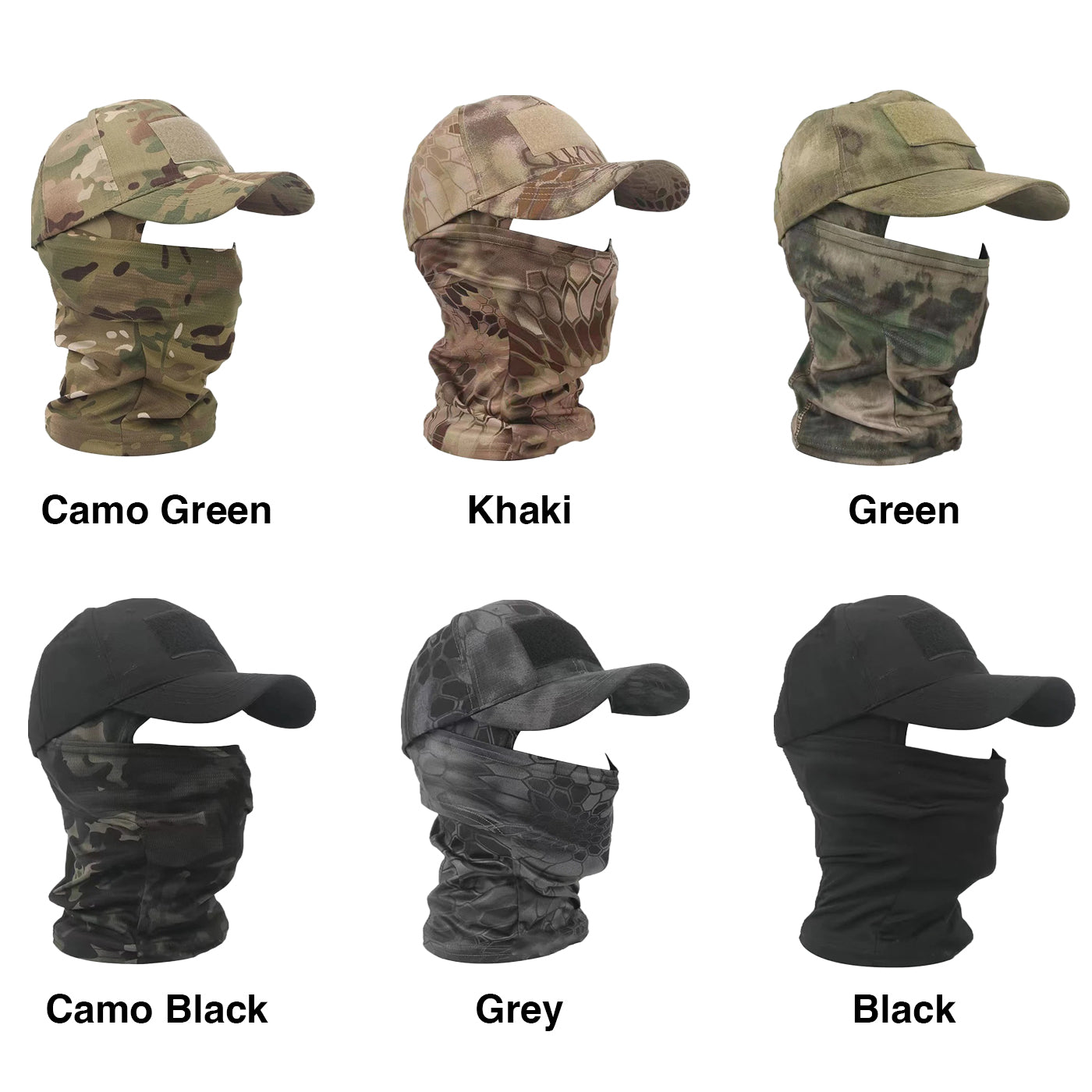 CamoGuard cap and mask