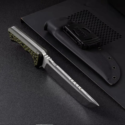Titan Dominator Fixed Blade | AUS-10 Steel Knife for Outdoor Survival