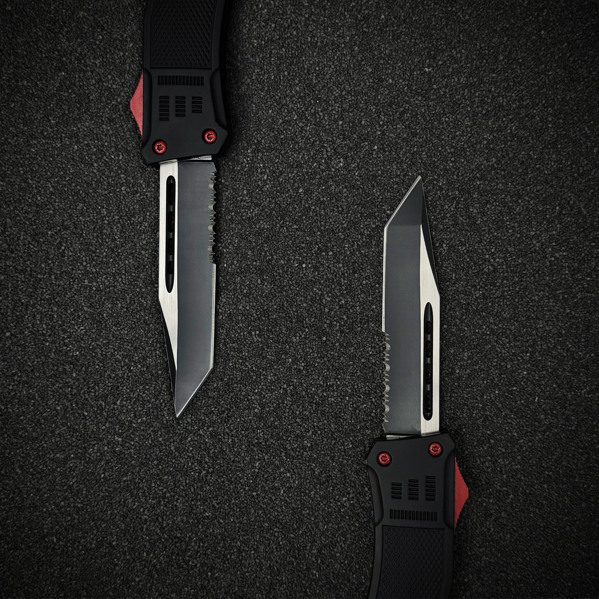 Inferno Strike knife – Tactical Black and Red Knife | Slick Survival