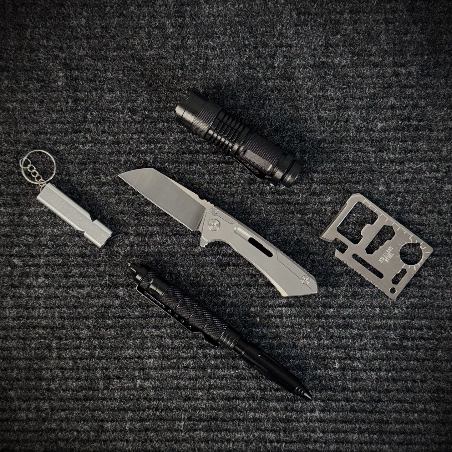 12-in-1 Survival Kit | Compact Tactical Gear for Outdoor Adventures
