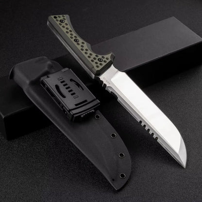 Titan Dominator Fixed Blade | AUS-10 Steel Knife for Outdoor Survival