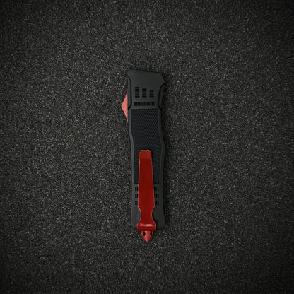 Inferno Strike knife – Tactical Black and Red Knife | Slick Survival