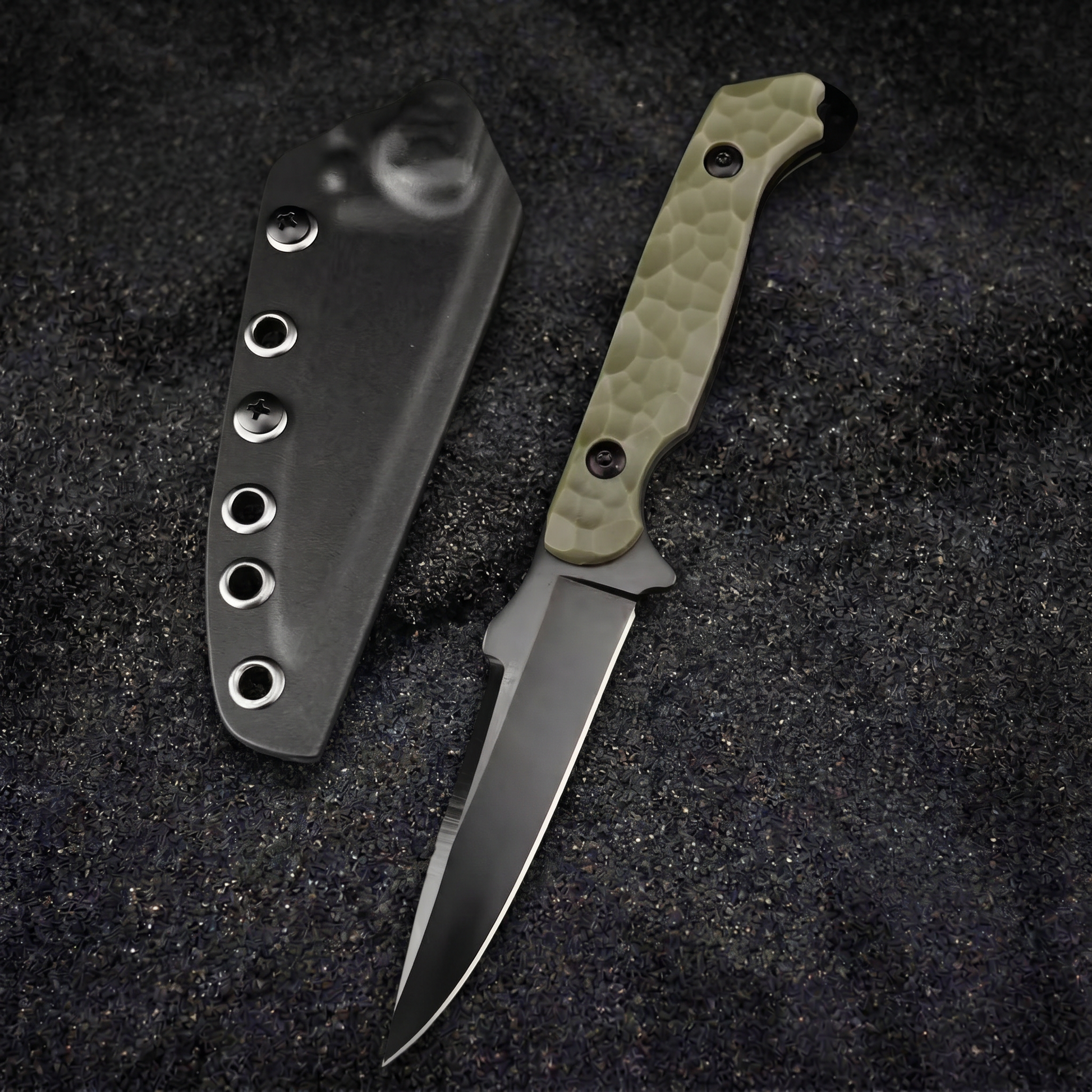 Canyon Night Knife – Fixed Blade Tactical Knife with Kydex