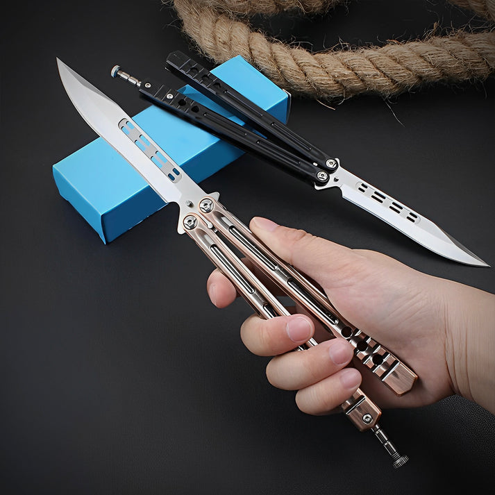 Trinity Wing Knife | Sleek Design in Silver, Black, & Bronze