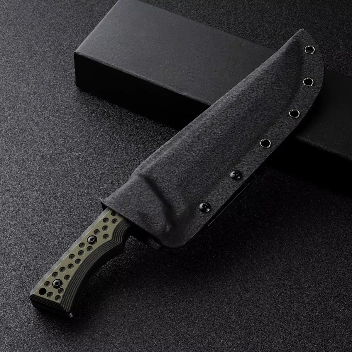 Titan Dominator Fixed Blade | AUS-10 Steel Knife for Outdoor Survival