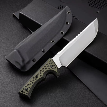 Titan Dominator Fixed Blade | AUS-10 Steel Knife for Outdoor Survival