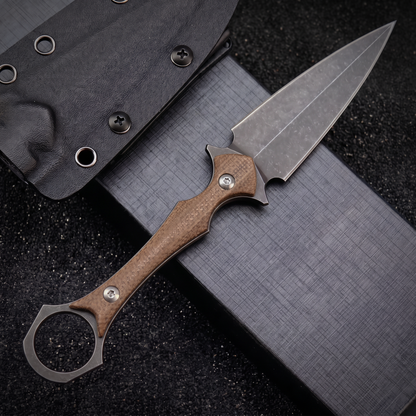 Phantom Fang knife – D2 Steel Fixed Blade Dagger
