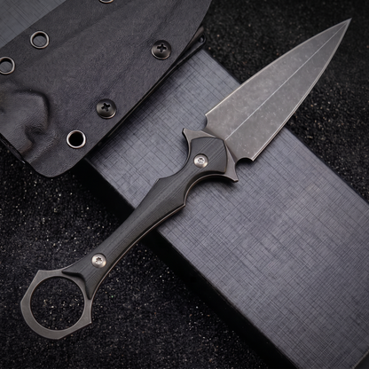 Phantom Fang knife – D2 Steel Fixed Blade Dagger