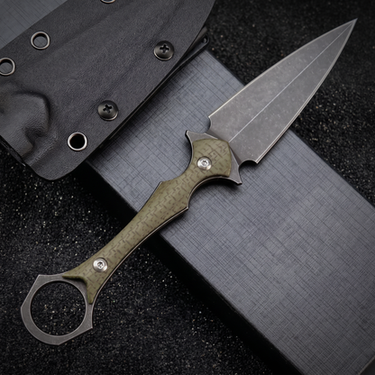 Phantom Fang knife – D2 Steel Fixed Blade Dagger