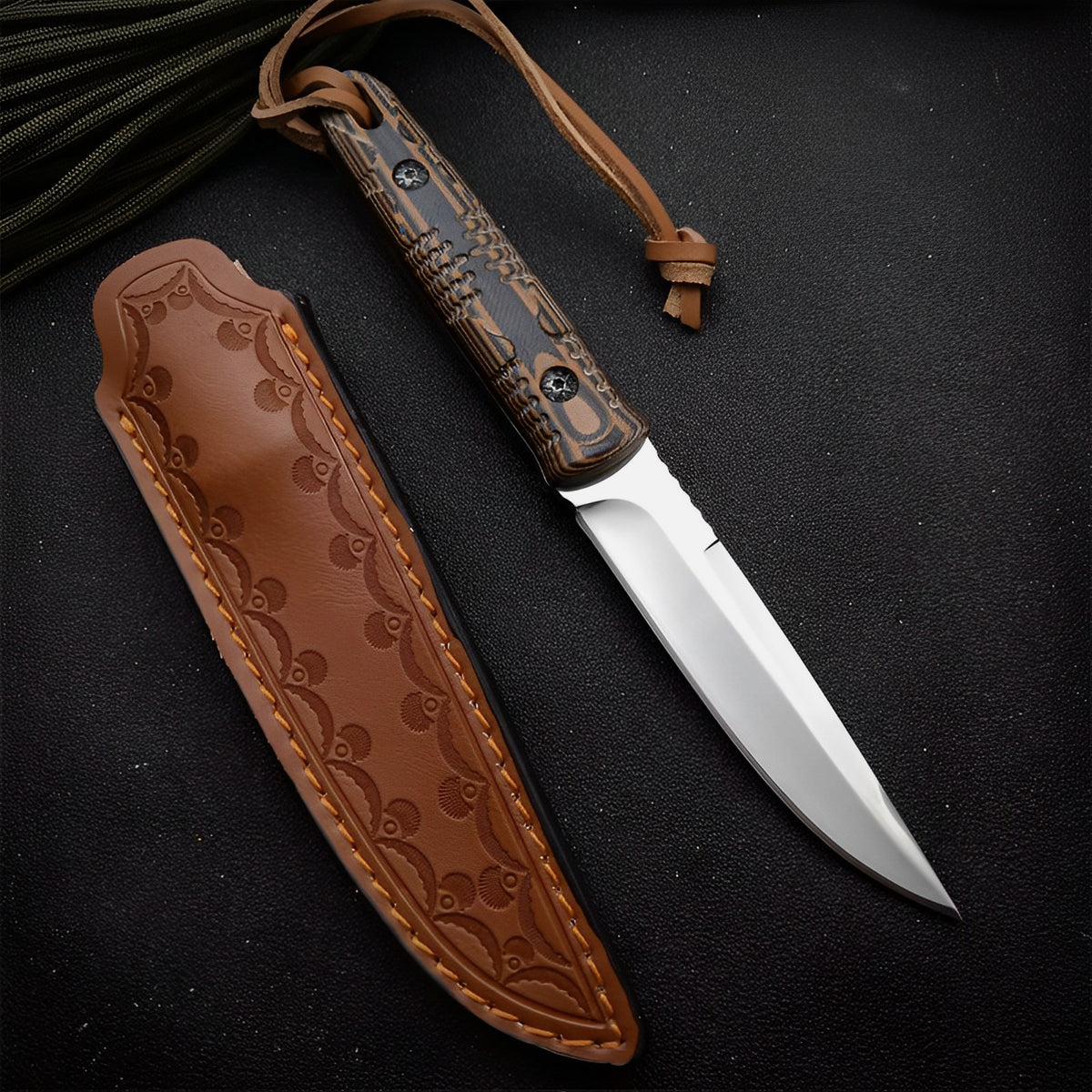 Simple Rustic Knife Rustic Hunter Knife | Durable Blade for Outdoor Adventures