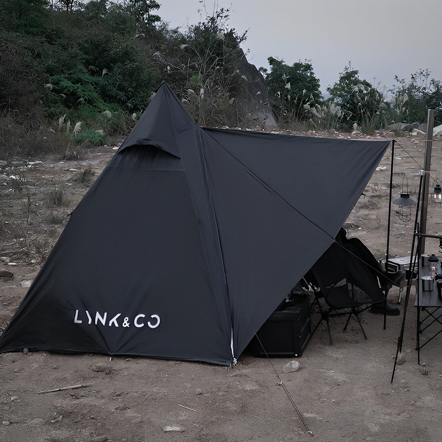 cool and black tent Black Knight Tent